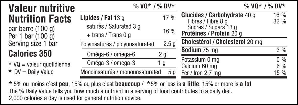 AVOINE DOREE OATMEAL & HONEY ENERGY BAR 12 PACK