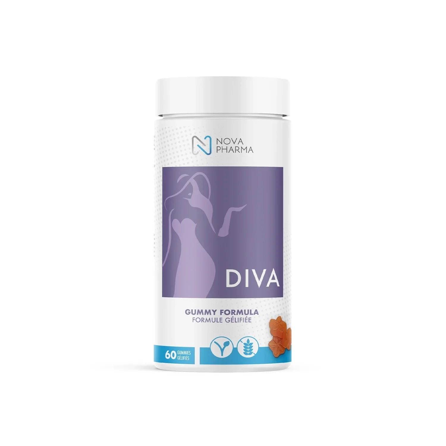 NOVA PHARMA - Diva, 60 Biotin gummies