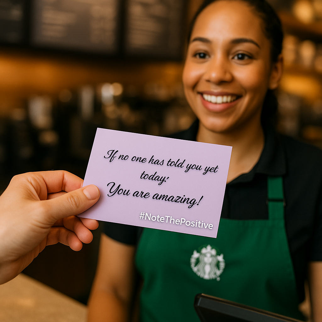 Positive Note Box - Spread Kindness, One Card at a Time