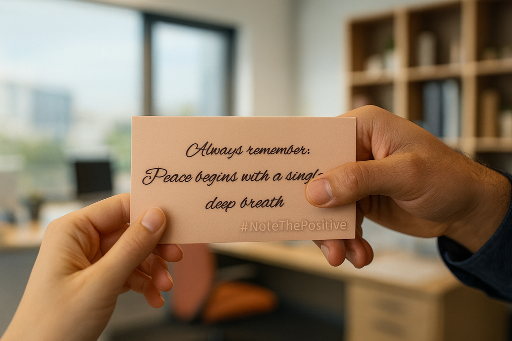 Positive Note Box - Spread Kindness, One Card at a Time