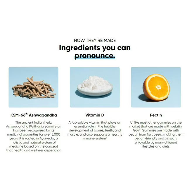 Goli Ashwagandha Gummy 60 Count