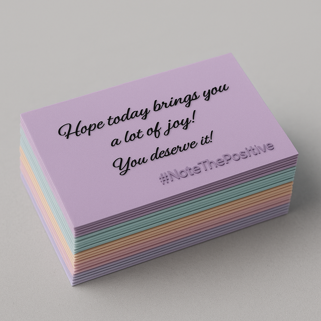 Positive Note Box - Spread Kindness, One Card at a Time