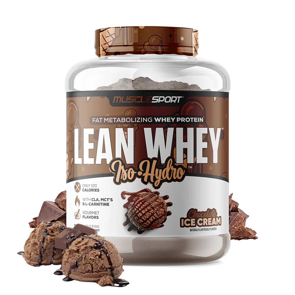 MUSCLE SPORT Lean Whey® Iso Hydro Gourmet Protein 5lb - Standard