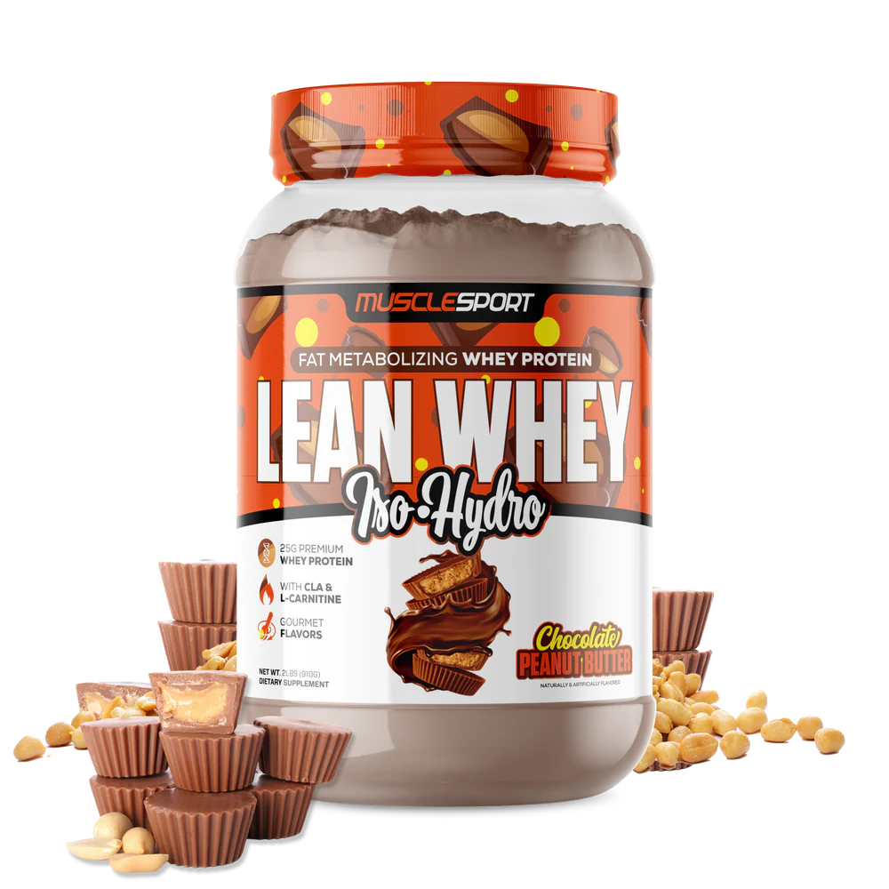 MUSCLE SPORT Lean Whey® Iso Hydro Gourmet Protein 2lb - Standard