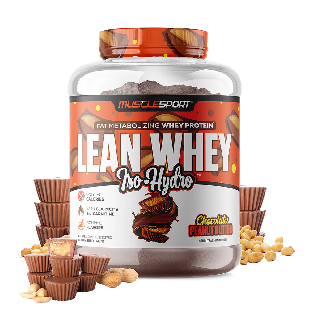 MUSCLE SPORT Lean Whey® Iso Hydro Gourmet Protein 5lb - Standard