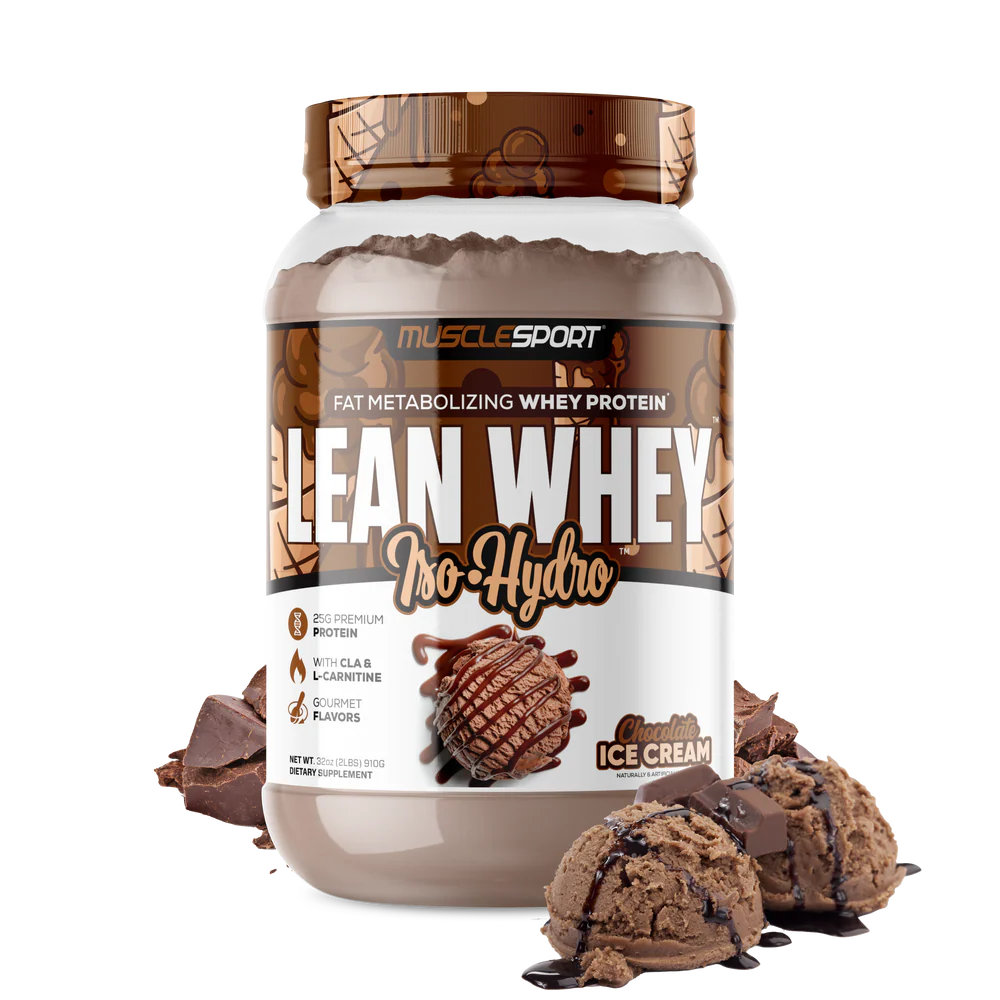 MUSCLE SPORT Lean Whey® Iso Hydro Gourmet Protein 2lb - Standard