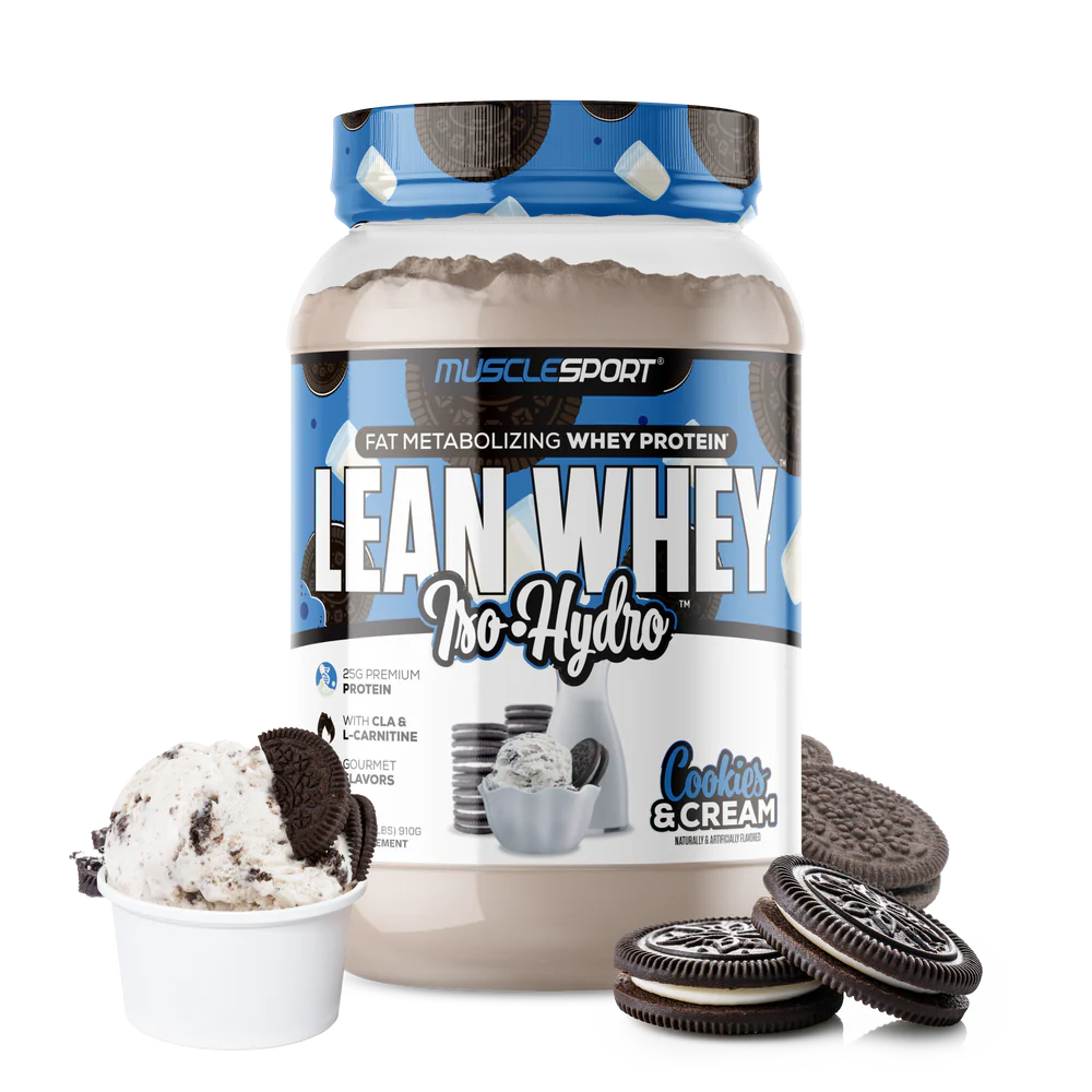 MUSCLE SPORT Lean Whey® Iso Hydro Gourmet Protein 2lb - Standard