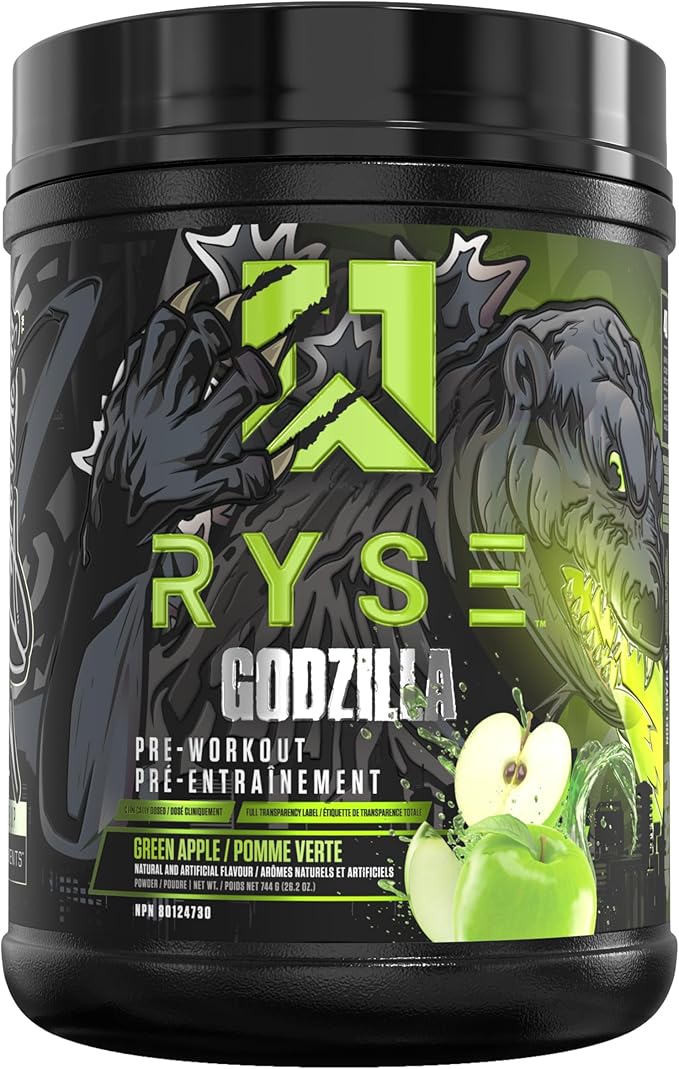 Ryse Godzilla Pre Strawberry Kiwi 20/40 Servings