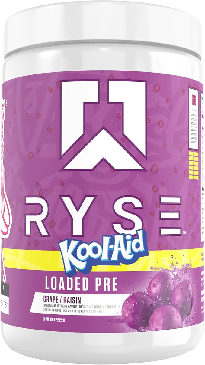 RYSE Up Supplements Loaded Pre Workout  60 Servings