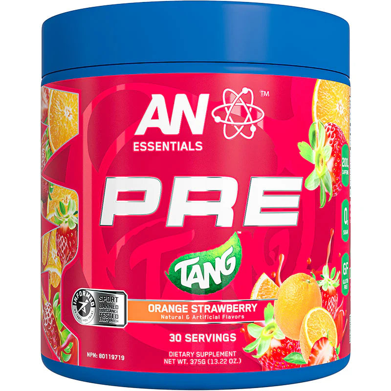 Applied Nutrition Essential Pre-Workout Tang Orange Strawberry 30 Servings