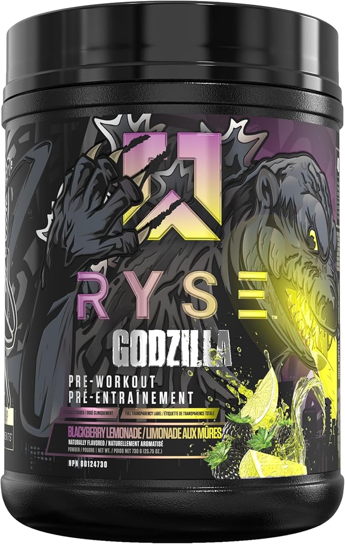 Ryse Godzilla Pre Strawberry Kiwi 20/40 Servings