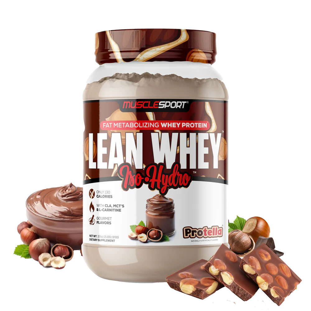 MUSCLE SPORT Lean Whey® Iso Hydro Gourmet Protein 2lb - Standard