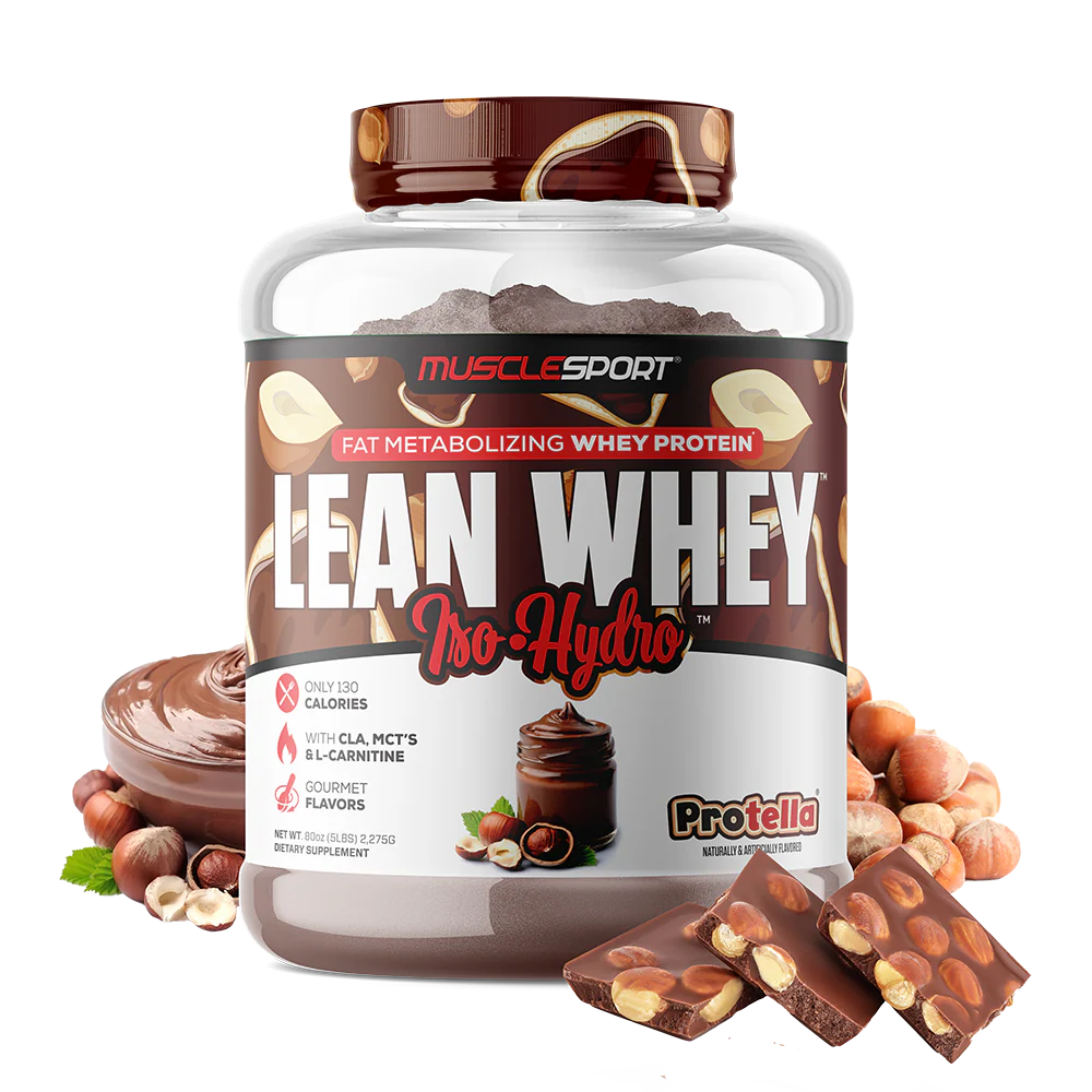 MUSCLE SPORT Lean Whey® Iso Hydro Gourmet Protein 5lb - Standard