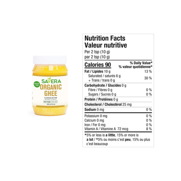 Savera Grass Fed Ghee 400g