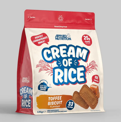Applied Nutrition Cream of Rice Toffee Biscuit 1 kg