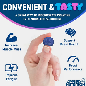 Applied Nutrition Creatine Gummies Blue Raspberry 80 Count