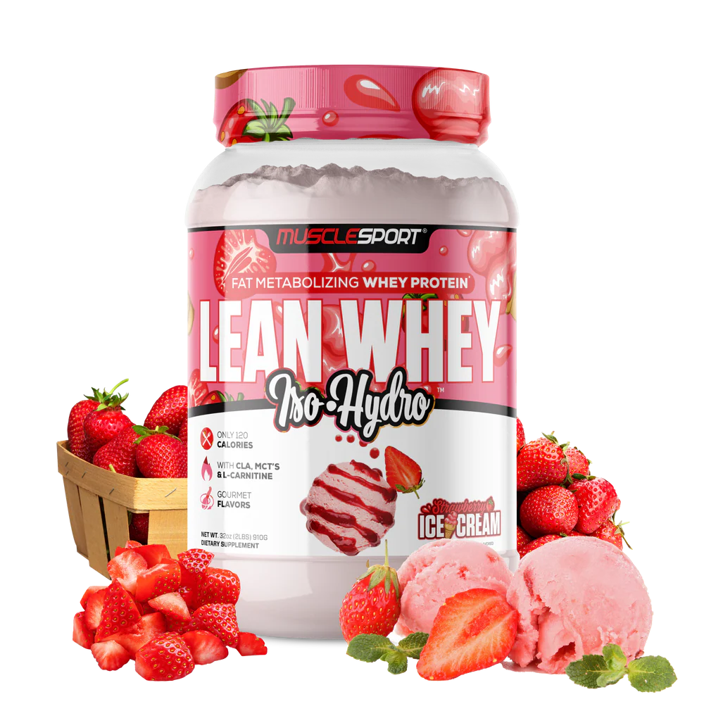 MUSCLE SPORT Lean Whey® Iso Hydro Gourmet Protein 2lb - Standard