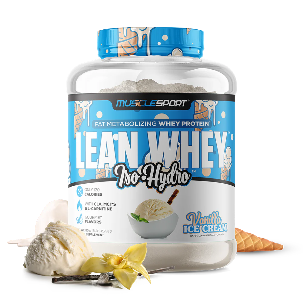 MUSCLE SPORT Lean Whey® Iso Hydro Gourmet Protein 5lb - Standard